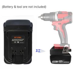 Battery Adapter Converter USB Charger for Makita Converter 18V Lithium Ion Battery BL1830 BL1860 BL181 To For Milwaukee