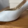 Hogl Pearl White Leather Heel shoe Image 5