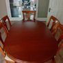 wall unit and extendable dining table and chairs Image 3