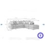 Corner sofa from Harvey Nornan. Image 8