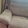 sofa free 3 seater recliner manual grey  freeeeeeee dismantled ready to go Image 2