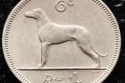 [#893..] - Ireland 1969 | Irish 6p | Six Pence | Wolfhound | KM.13a | Mint State