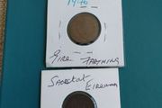 Three Eire Farthings