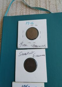 Three Eire Farthings