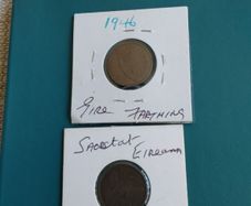 Three Eire Farthings