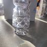 Vtg Galway Lead Crystal Rathmore Footed Condiment Jar & Lid Honey Pot Clear RARE Image 2