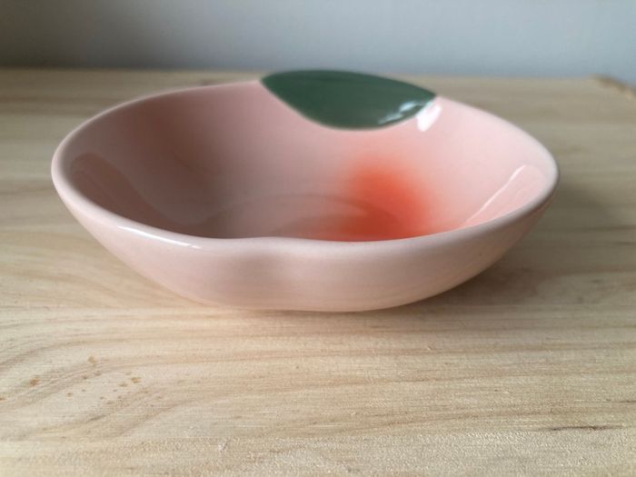 Sostrene Grene Small Stoneware Peach Dish - Brand New