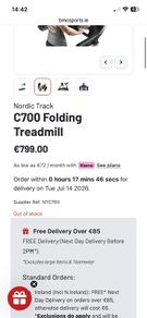 nordic track treadmill