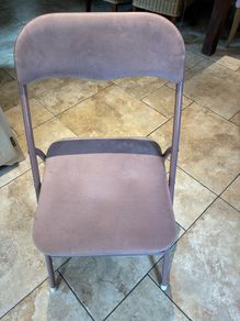 folding chair pink