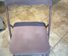 folding chair pink