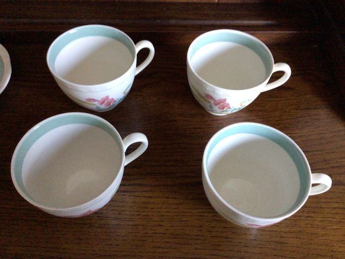 Alfred Meakin 1950s Harvest Bouquet 4 Cups and Saucers