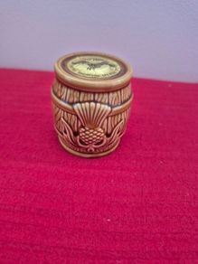 Vintage Beneagles Scotch Whisky Miniature Barrel Decanter 1970s