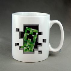 minecraft logo mug