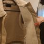 ASOS DESIGN borg collar oversized flight jacket in cream size S Image 7