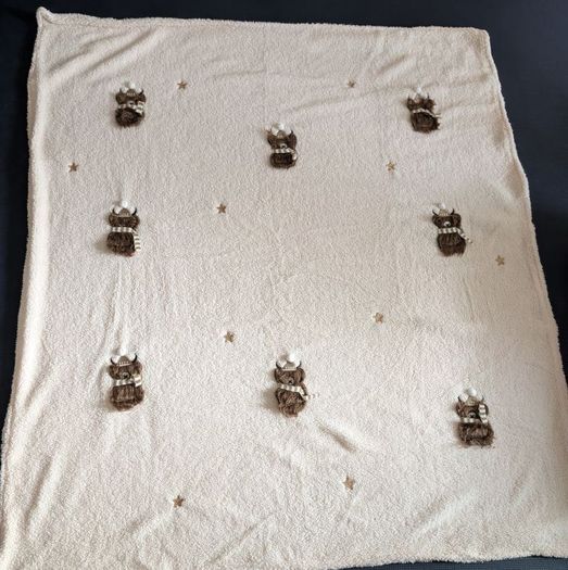 NEXT The Highland Cow Applique Fleece Throw