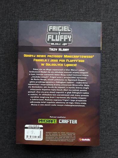 Kids books ksiazki Minecraft Frigiel i Fluffy nowe