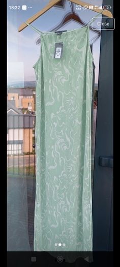 maxi BNWT mint sage dress