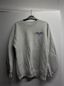 Vintage Fruit of the Loom College Sweatshirt Grey