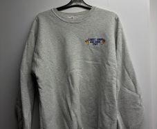 Vintage Fruit of the Loom College Sweatshirt Grey