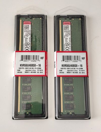 32GB (16x2) Kingston 5600 Memory