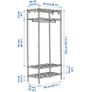Ikea wardrobe / shelving unit Image 6
