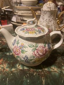 Vintage china teapots postage available