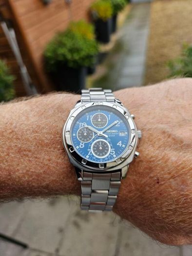 Watch Seiko Chronograph.