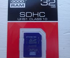 32Gb UHS-1 Class10 80MBs/sec SD SDHC Memory Card GoodRam Secure Digital