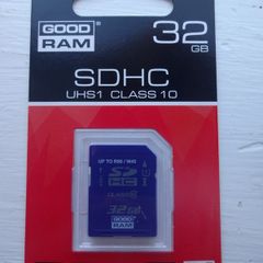 32Gb UHS-1 Class10 80MBs/sec SD SDHC Memory Card GoodRam Secure Digital