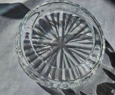 Vintage crystal ashtray