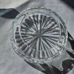 Vintage crystal ashtray