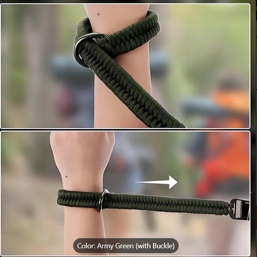 High-Strength Paracord Camera Wrist Strap with Quick Release - Professional Anti-Drop DSLR Hand Strap - 21244