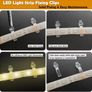 strip lamp transparent mounting bracket, LED lamp with fixing clamp, Image 3
