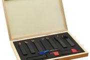 12 Pieces Indexable Turning Tool Set 16x16 mm 115 mm