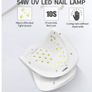 LED UV Nail Dryer with 36 Dual Light Source 54W Image 4