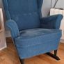 IKEA Strandmon armchair with detachable rocking chair accessory Image 3
