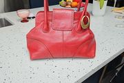 Genuine John Rocha Red leather handbag