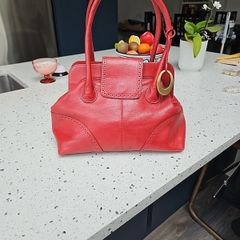 Genuine John Rocha Red leather handbag