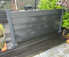 Composite privacy screen