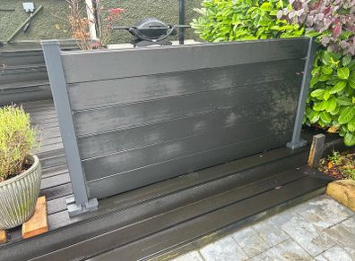 Composite privacy screen
