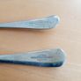 Vintage nickel silver teaspoons (8) Image 2