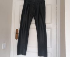 Black Leather Trousers M/F S32
