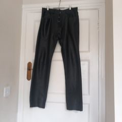 Black Leather Trousers M/F S32