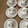 Vintage Arklow Pottery Honey Stone 6 Cups& Saucers Image 5