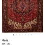 Classic Persian Heriz Carpet and Runner Hand Knotted Rug Runner Carpet Image 4