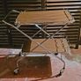 Mid-century chrome bar cart Image 2