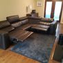 Leather Couch Corner Brown Image 5