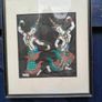 Vintage Framed Thai Silk Painting Image 3