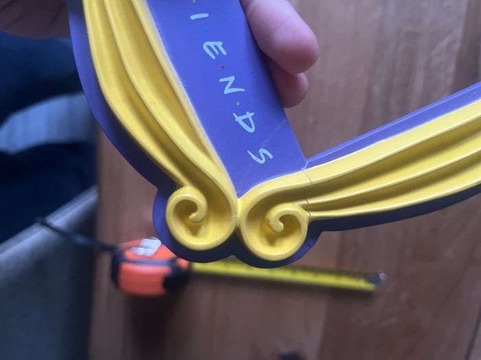Peephole frame from Friends TV series
