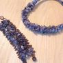 Matching Amethyst Bracelet Necklace Set Image 3